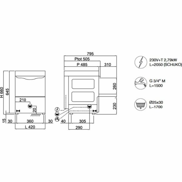 Стаканомоечная машина Compack G3527 Aris