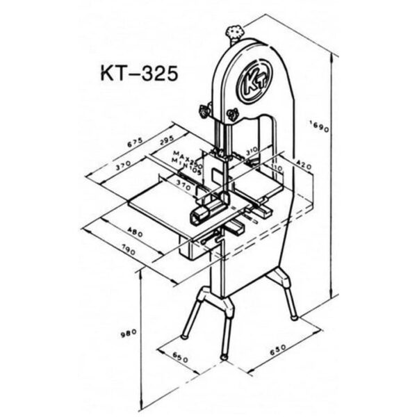 Пила ленточная Koneteollisuus (KT) KT-325