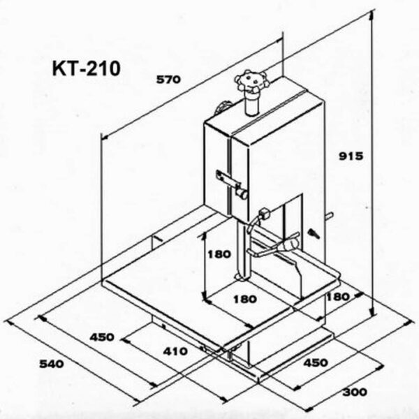 Пила ленточная Koneteollisuus (KT) KT-210