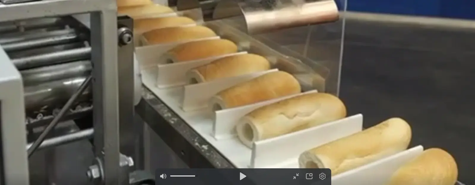 Линия для сверления отверстий в булочке для хот-дога МБС-1