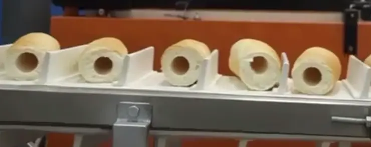 Линия для сверления отверстий в булочке для хот-дога МБС-1