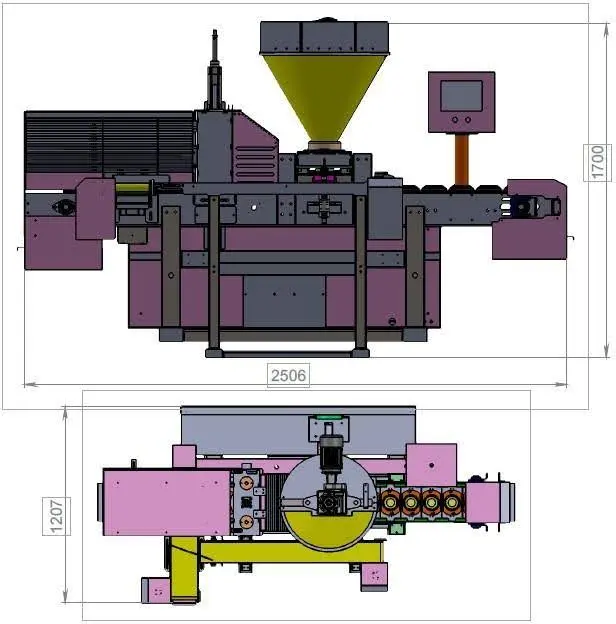 Автоматическая линия для производства тарталеток XK-S