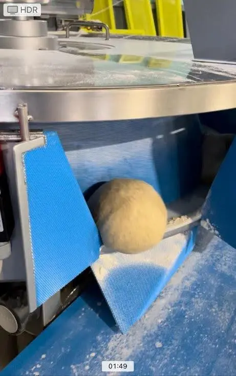 Линия Turri по производству чиабатты и пинсы с системой тензометрии (контролем веса заготовок)