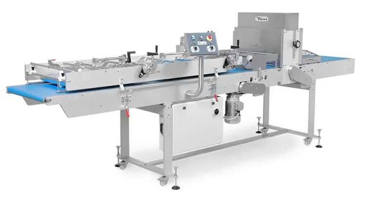 Линия Turri по производству чиабатты и пинсы с системой тензометрии (контролем веса заготовок)