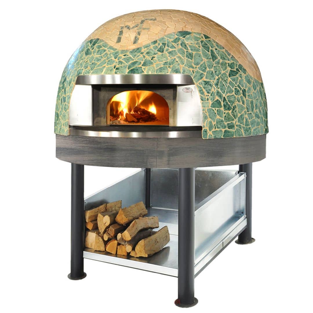 Печь дровяная Morello Forni LP150 CUPOLA MOSAICO