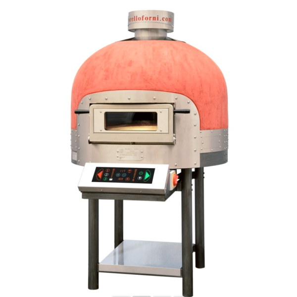 Печь ротационная Morello Forni FRV100 CUPOLA BASIC (красная)