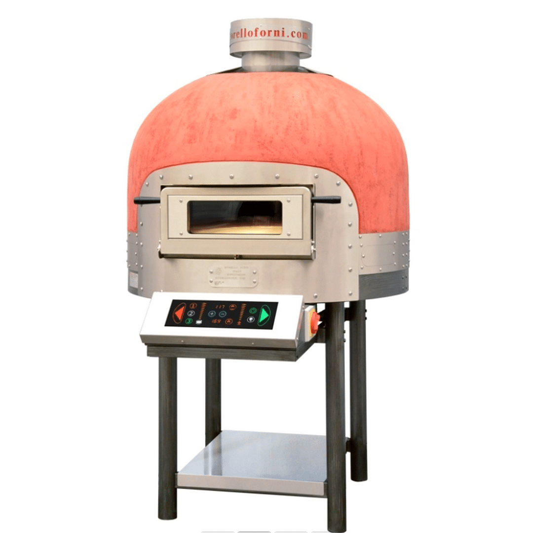 Печь ротационная Morello Forni FRV100 CUPOLA BASIC (красная)