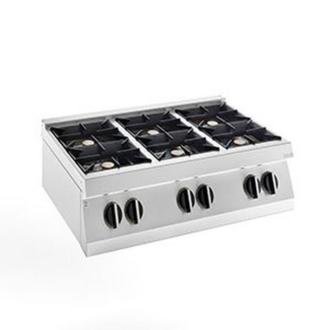 Плита газовая 6-ти конфорочная APACH SLRRG129