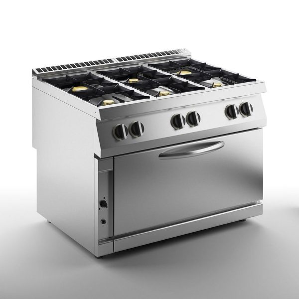 Плита газовая 6-ти конфорочная APACH SLRRG129FG