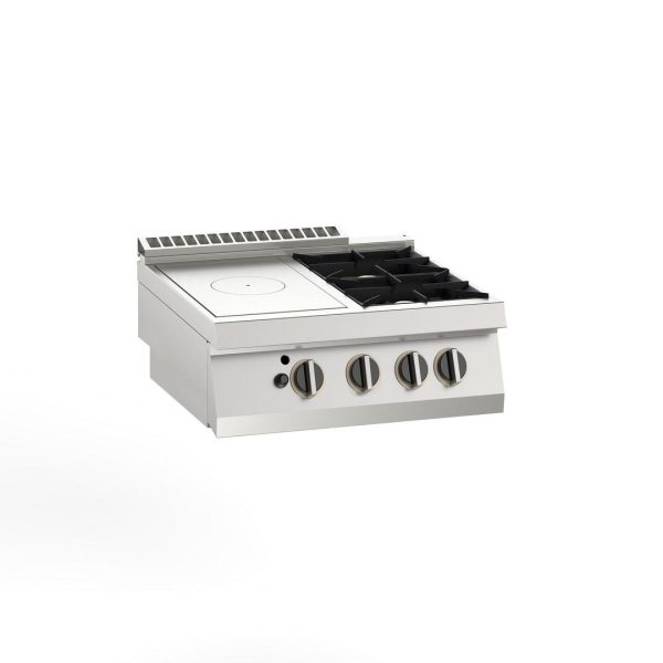 Плита газовая APACH SLRSTG87R2DX (со сплошной поверхностью)