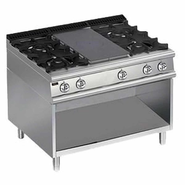 Плита со сплошной поверхностью газовая Apach LRSTG129R4OS