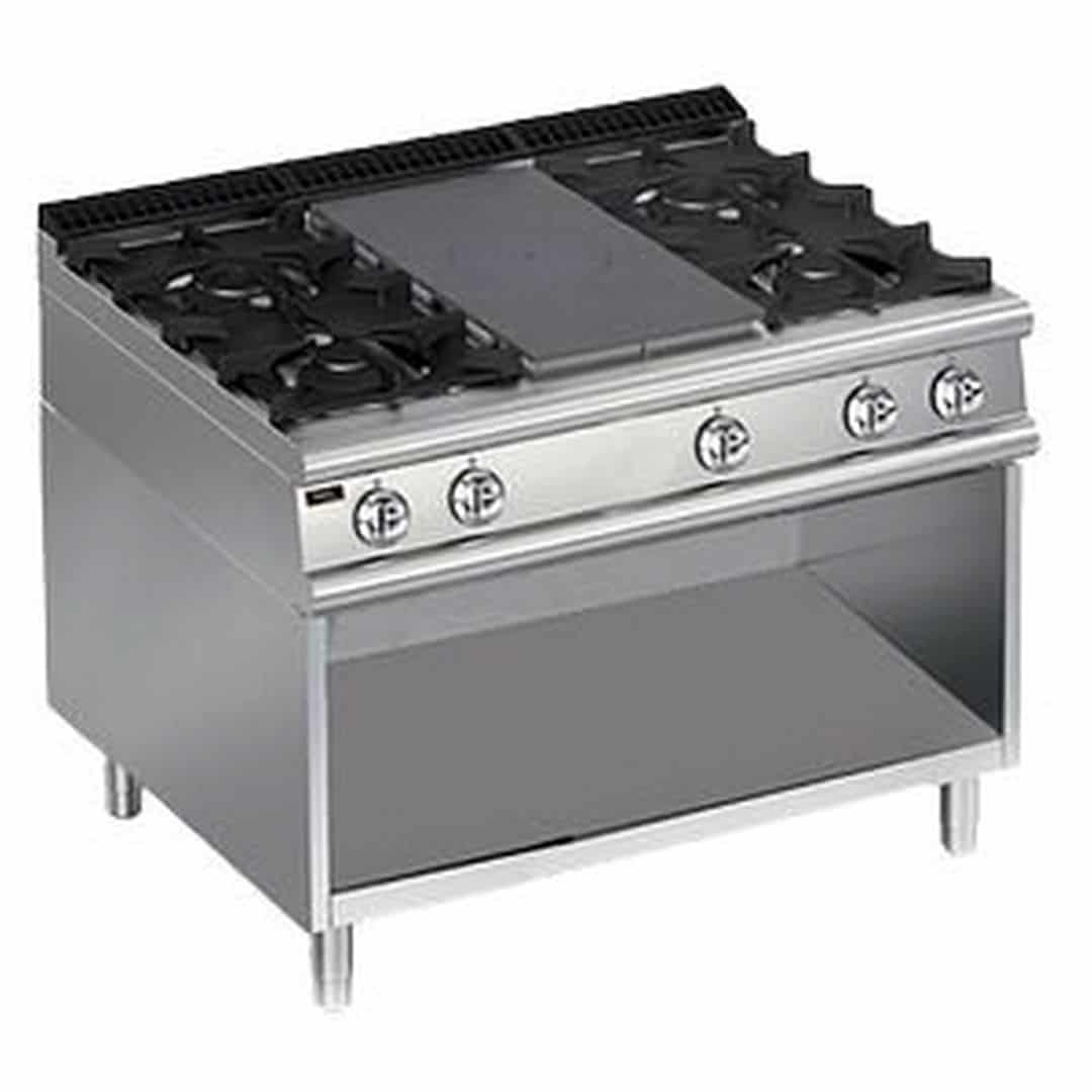 Плита со сплошной поверхностью газовая Apach LRSTG129R4OS