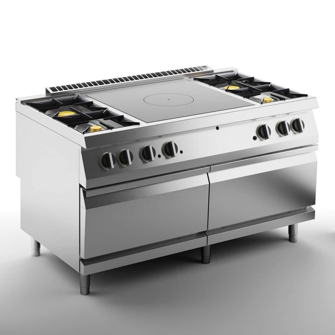 Плита со сплошной поверхностью газовая APACH SLRSTG169R4FG