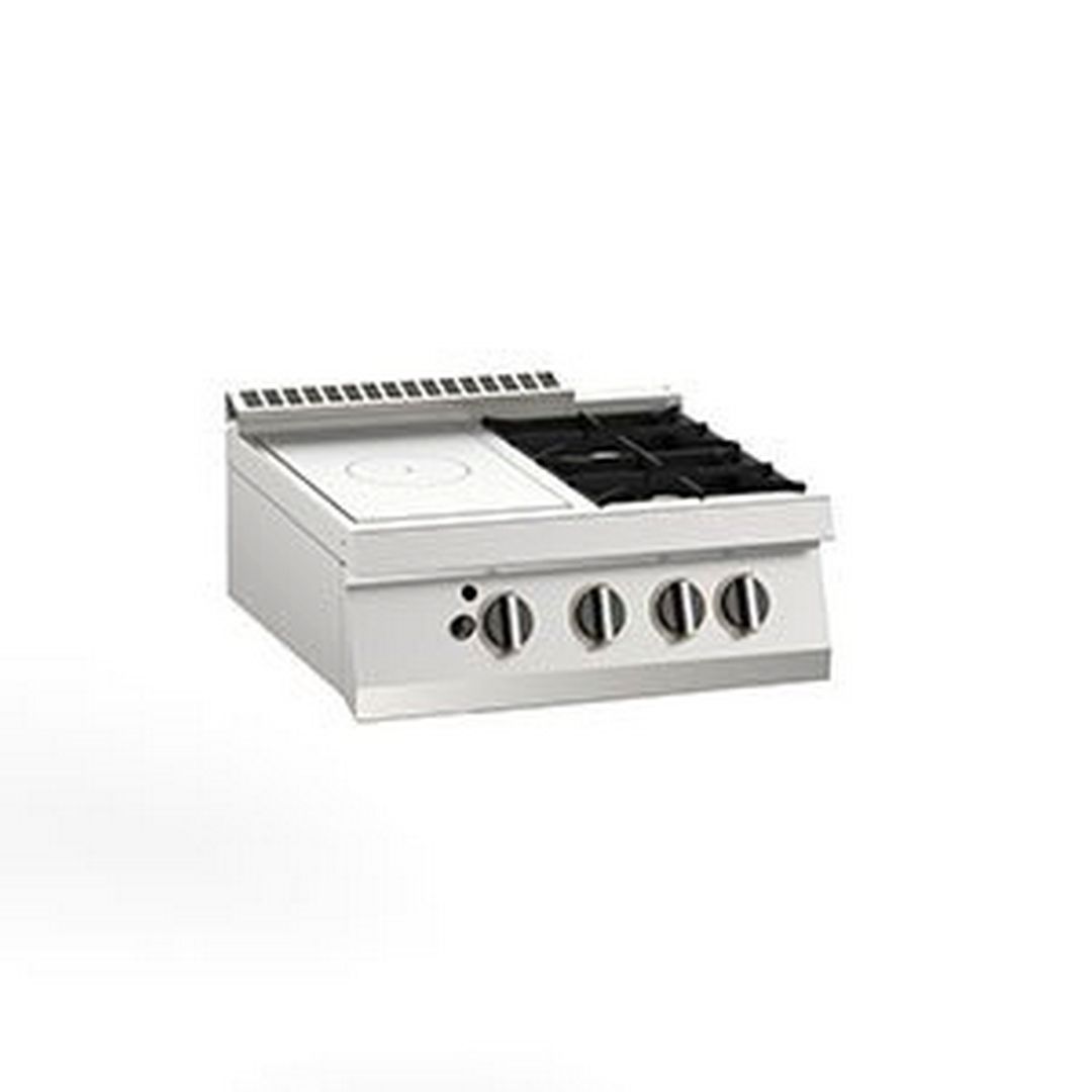 Плита со сплошной поверхностью газовая APACH SLRSTG89R2DX