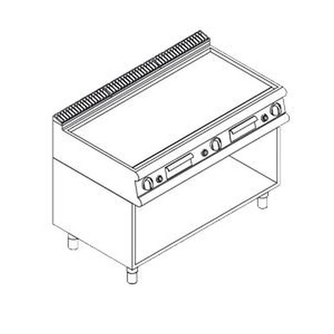 Поверхность жарочная газовая Apach LFTG12057LOS