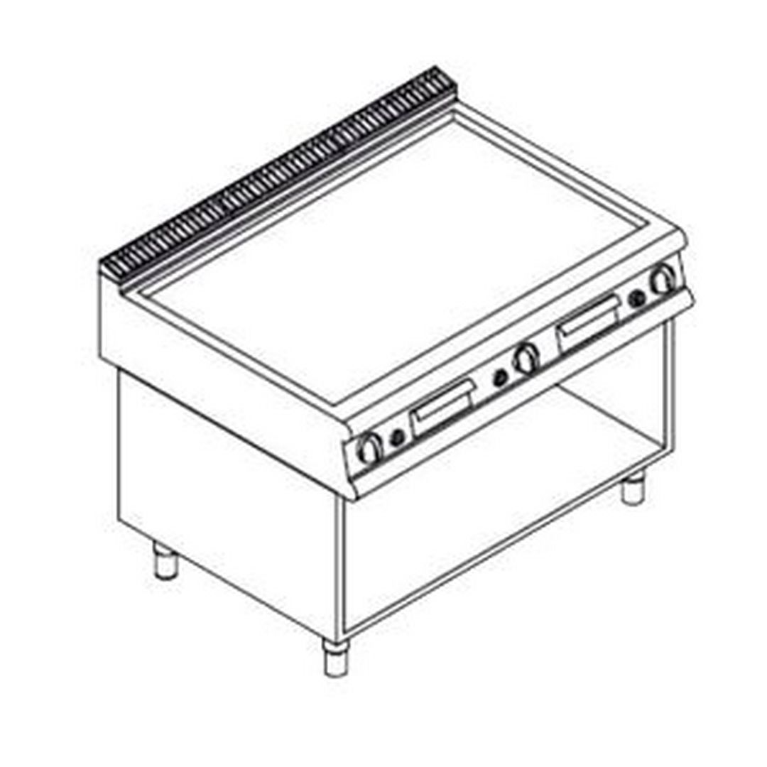 Поверхность жарочная газовая Apach LFTG129CLTOS