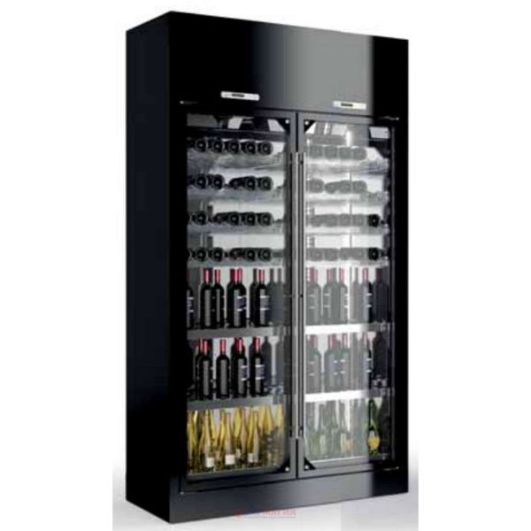 Шкаф винный Enofrigo WINE LIBRARY 2P WALL H260 P60 A Черный/ДИММЕР