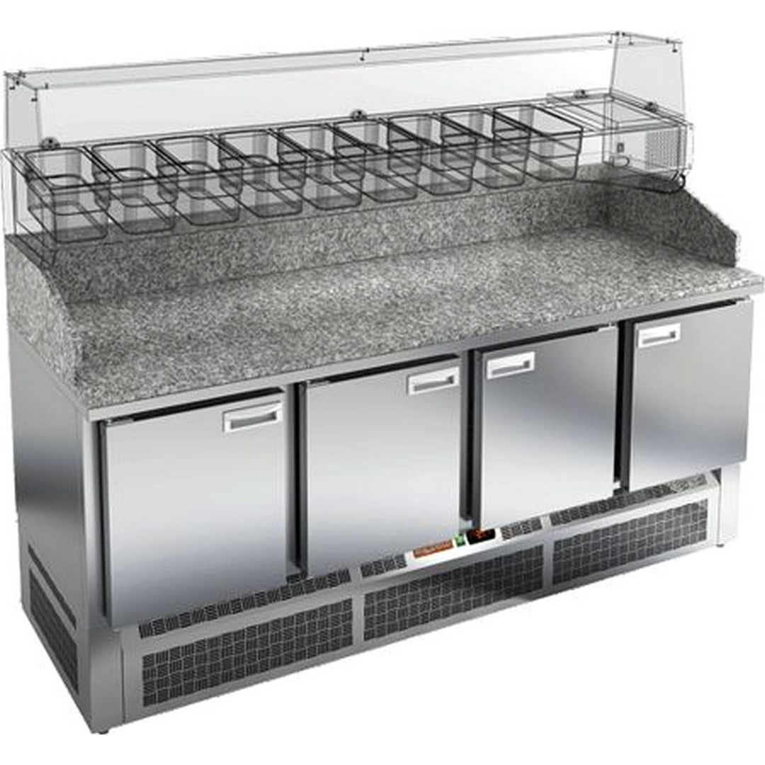 Стол для пиццы Hicold PZE3-1111/GN камень