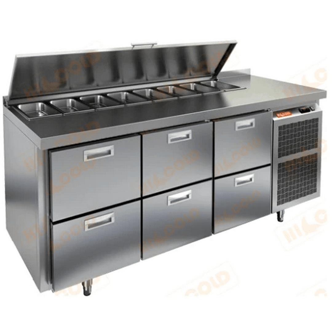 Стол для салатов Hicold SL1-222GN (1/3)