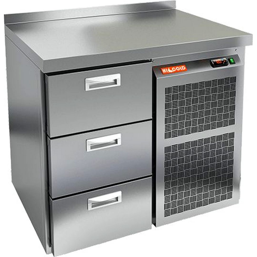 Стол с морозильным шкафом Hicold GN 3 BR2 BT