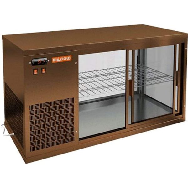 Витрина Hicold VRL 900 L BRONZE
