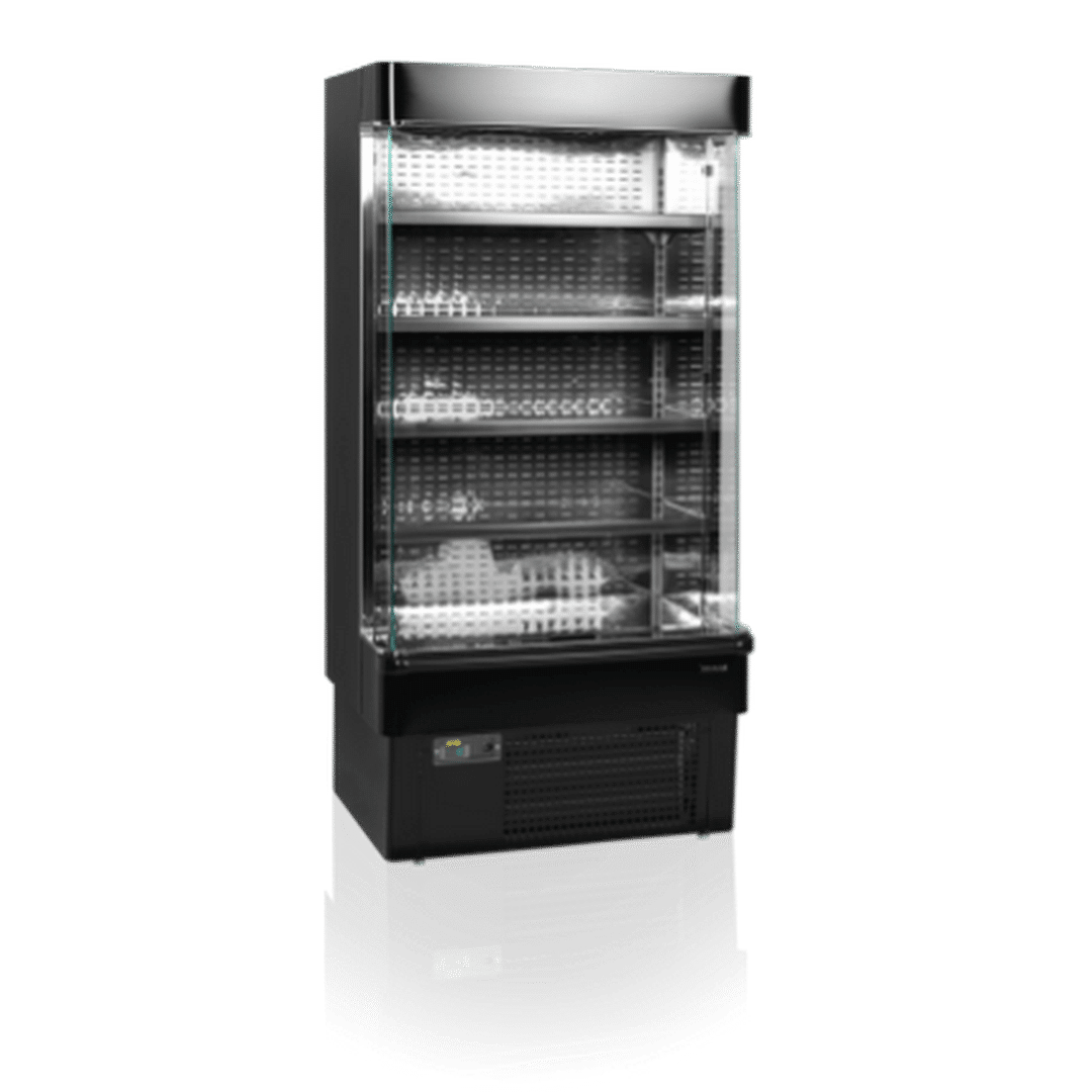 Горка холодильная пристенная Tefcold MD1000B Черная