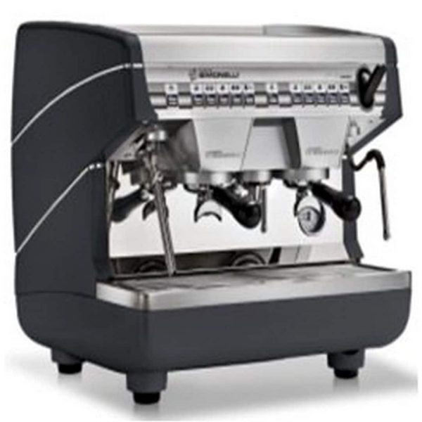 Кофемашина APPIA II COMPACT 2GR V/ Черный+ВЫСОКАЯ ГРУППА 1Ф 120136