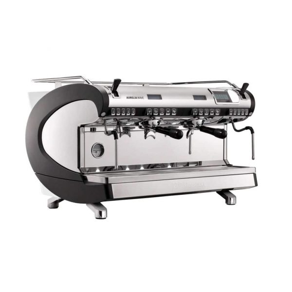 Кофемашина Nuova Simonelli Aurelia Wave T3 2GR (Черный, самоочистка, высокая группа, eassy cream)