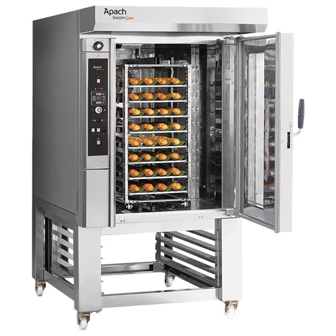Печь миниротационная газовая APACH C46CS DPTA (с подставкой с направляющими)