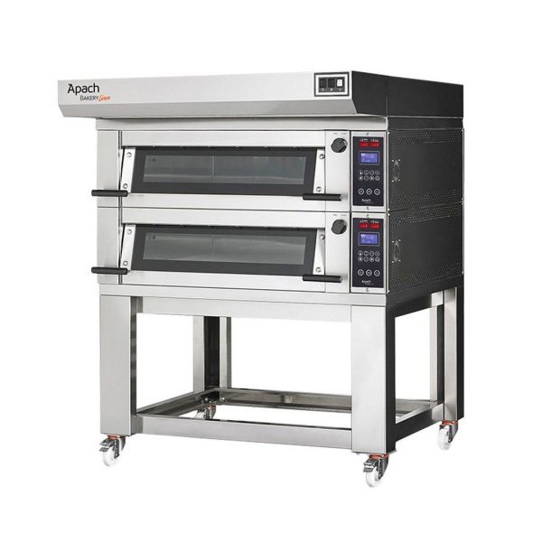 Печь подовая APACH E2PSK1L DPBI-T (без пароувлажнения, с подставкой, без направляющих)