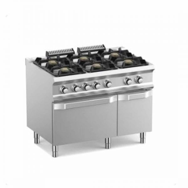 Плита газовая 6-ти конфорочная APACH GLRRG117FEP