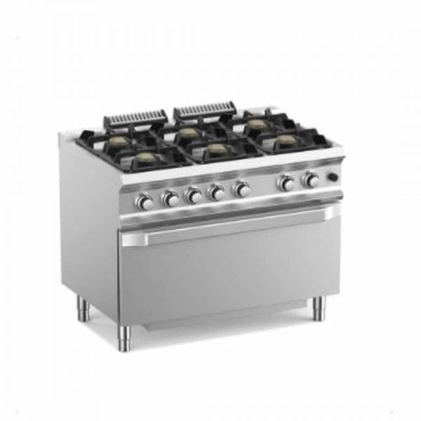 Плита газовая 6-ти конфорочная APACH GLRRG117FGP EXTRA