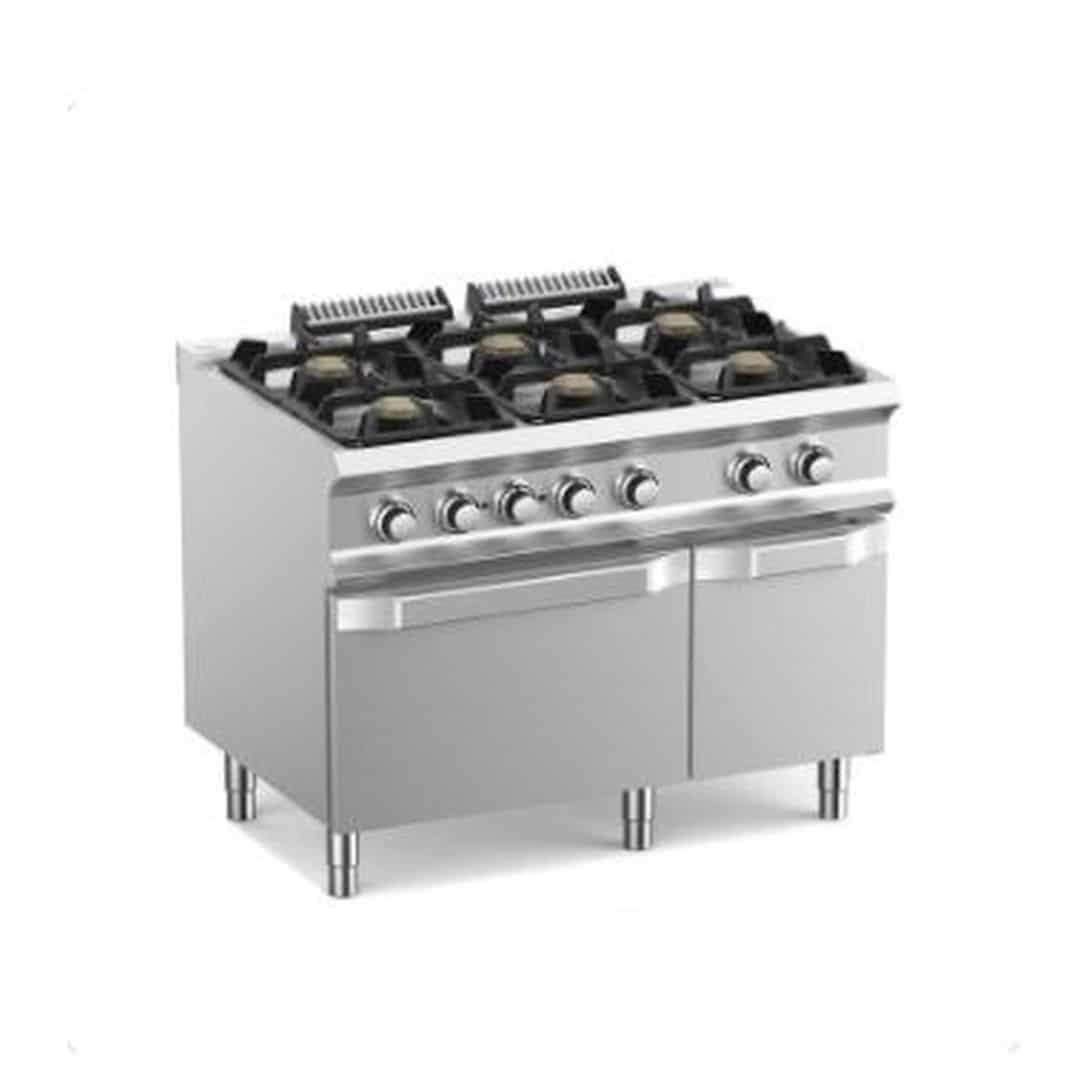 Плита газовая 6-ти конфорочная APACH GLRRG117FGP