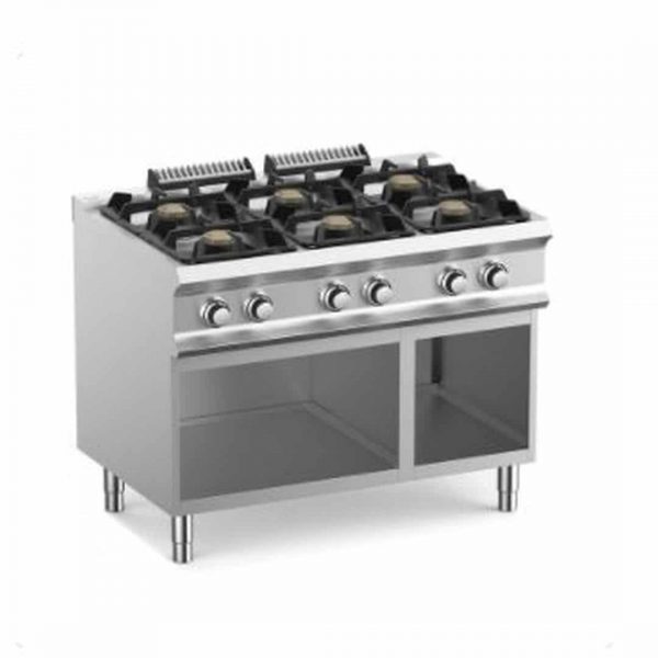 Плита газовая 6-ти конфорочная APACH GLRRG117OSP