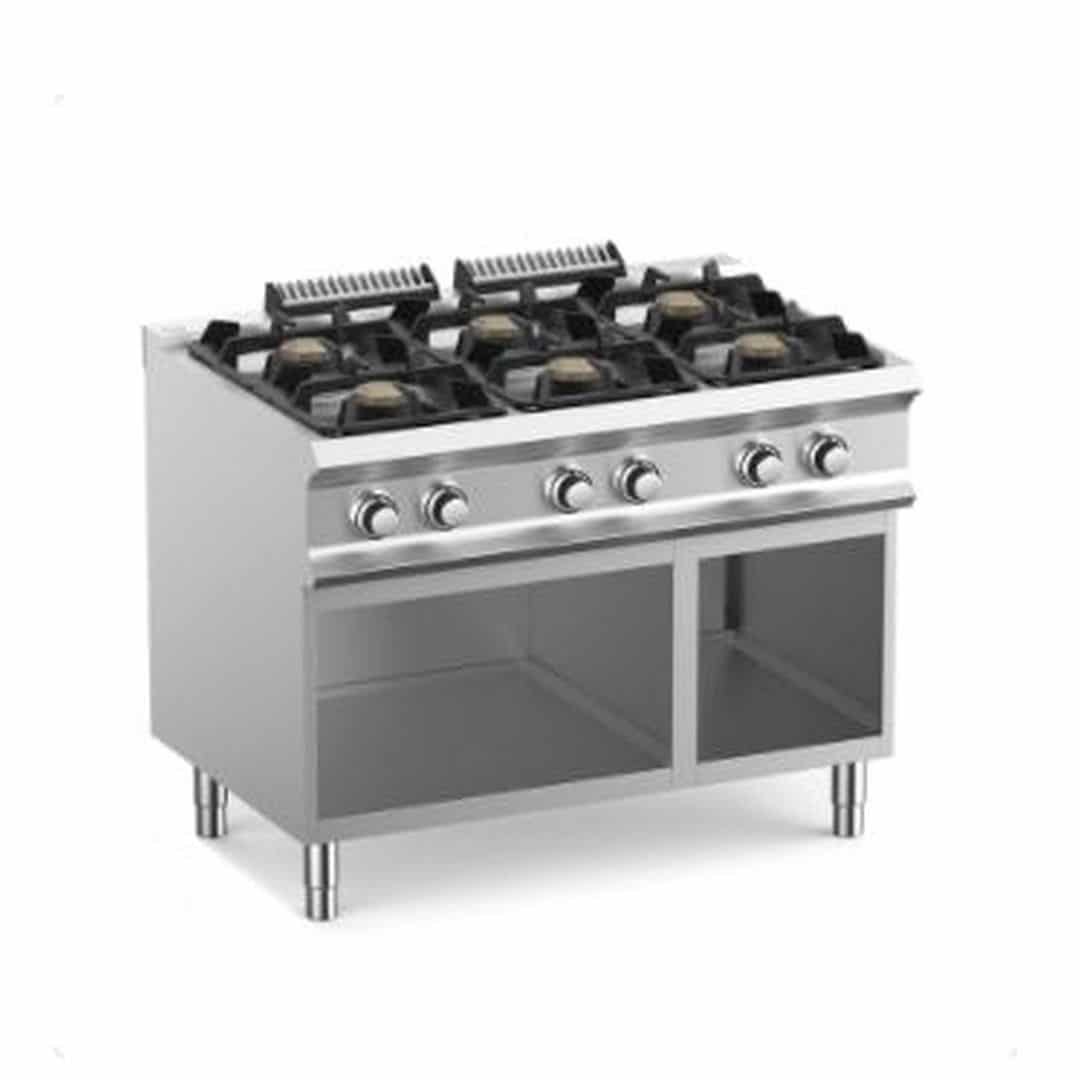 Плита газовая 6-ти конфорочная APACH GLRRG117OSP XL