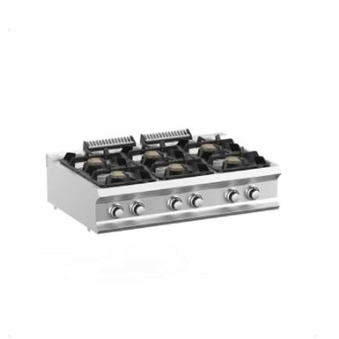 Плита газовая 6-ти конфорочная APACH GLRRG117P XL