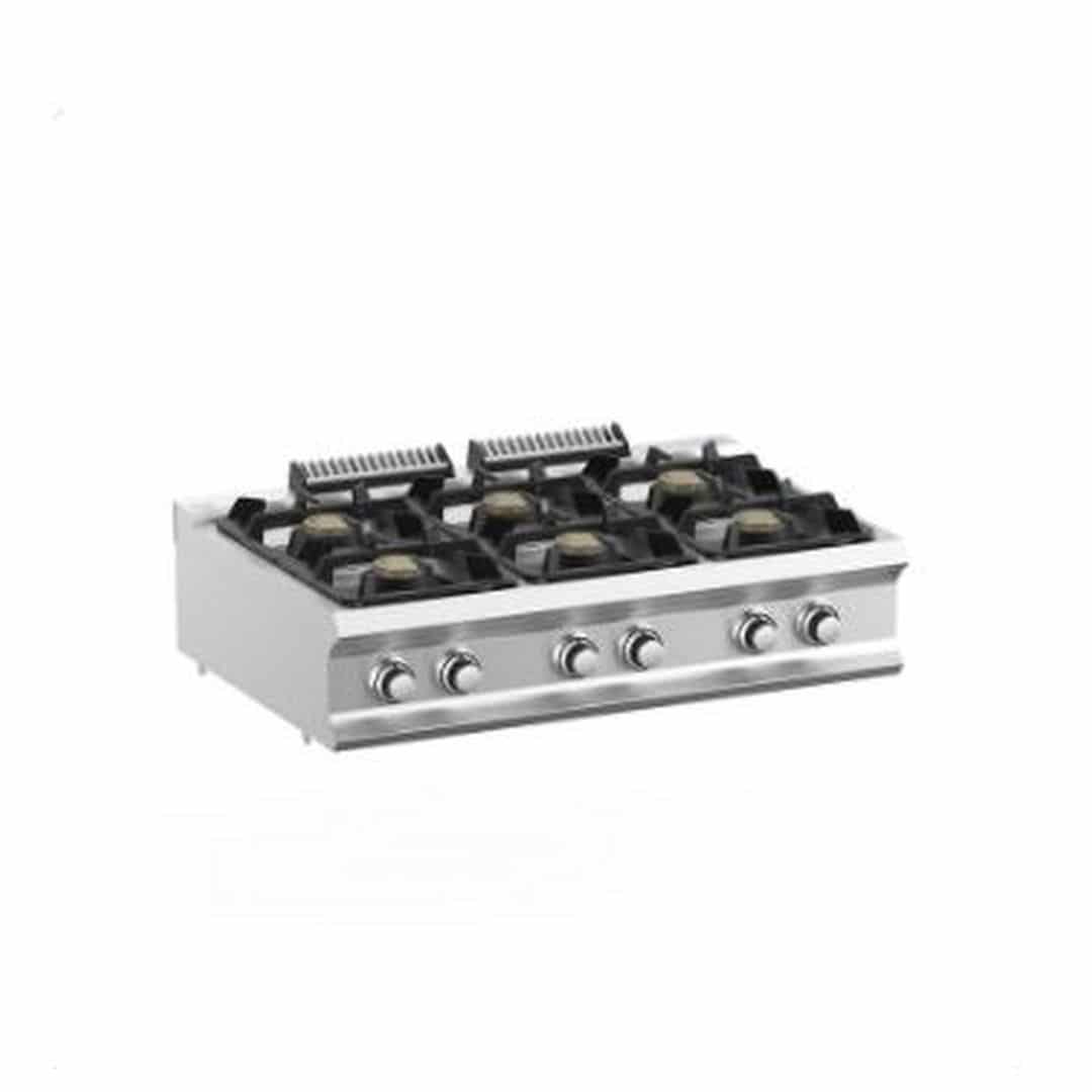 Плита газовая 6-ти конфорочная APACH GLRRG117P