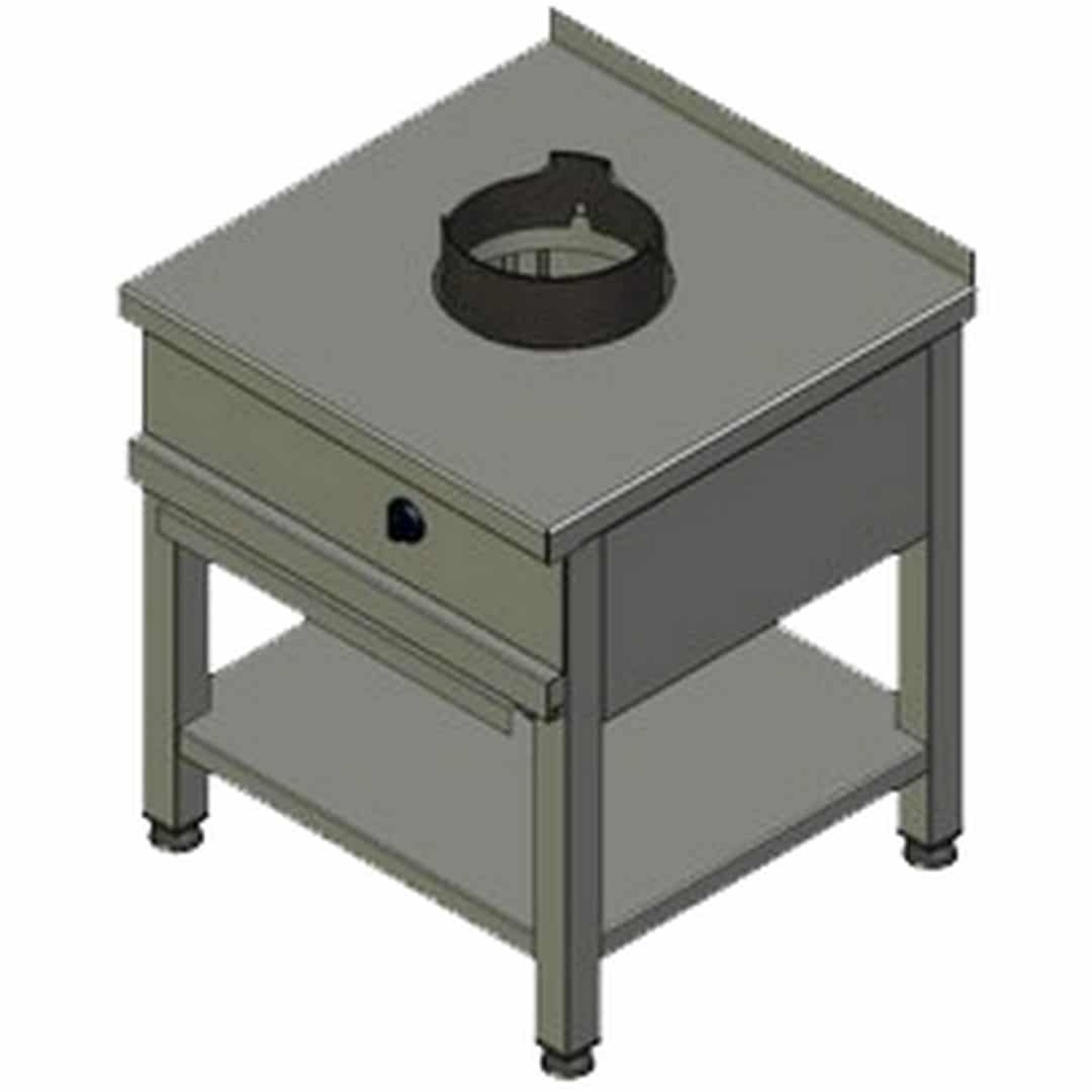 Плита газовая Вулкан-Heidebrenner KSW 01 Wok