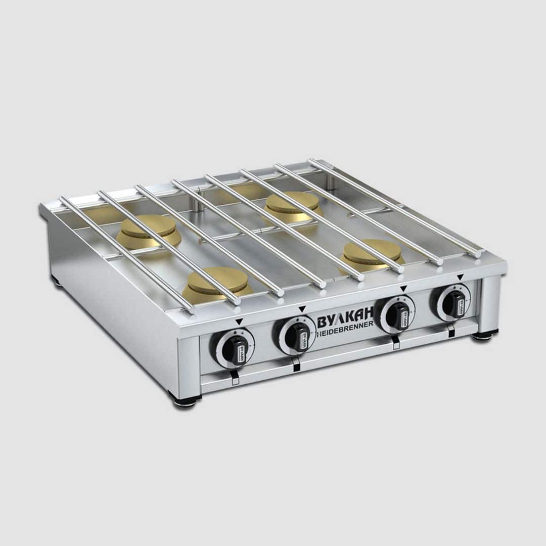 Плита газовая Вулкан ПРГ-IIA-4М Slim №82140