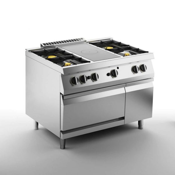 Плита со сплошной поверхностью газовая Apach SLRSTG127R4FG