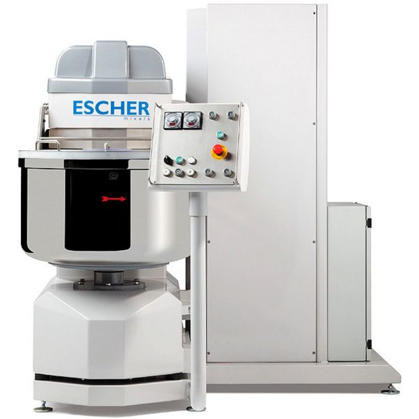 Тестомес для крутого теста Escher MT 120 P (выгрузка на стол)