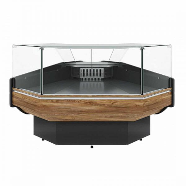 Гастрономическая витрина Полюс GC120 VM/VV-5 3004 / KombiLux (внешний угол, динамика)