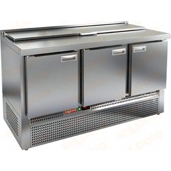 Стол для салатов Hicold SLE1-111GN (1/3) О (С крышкой)