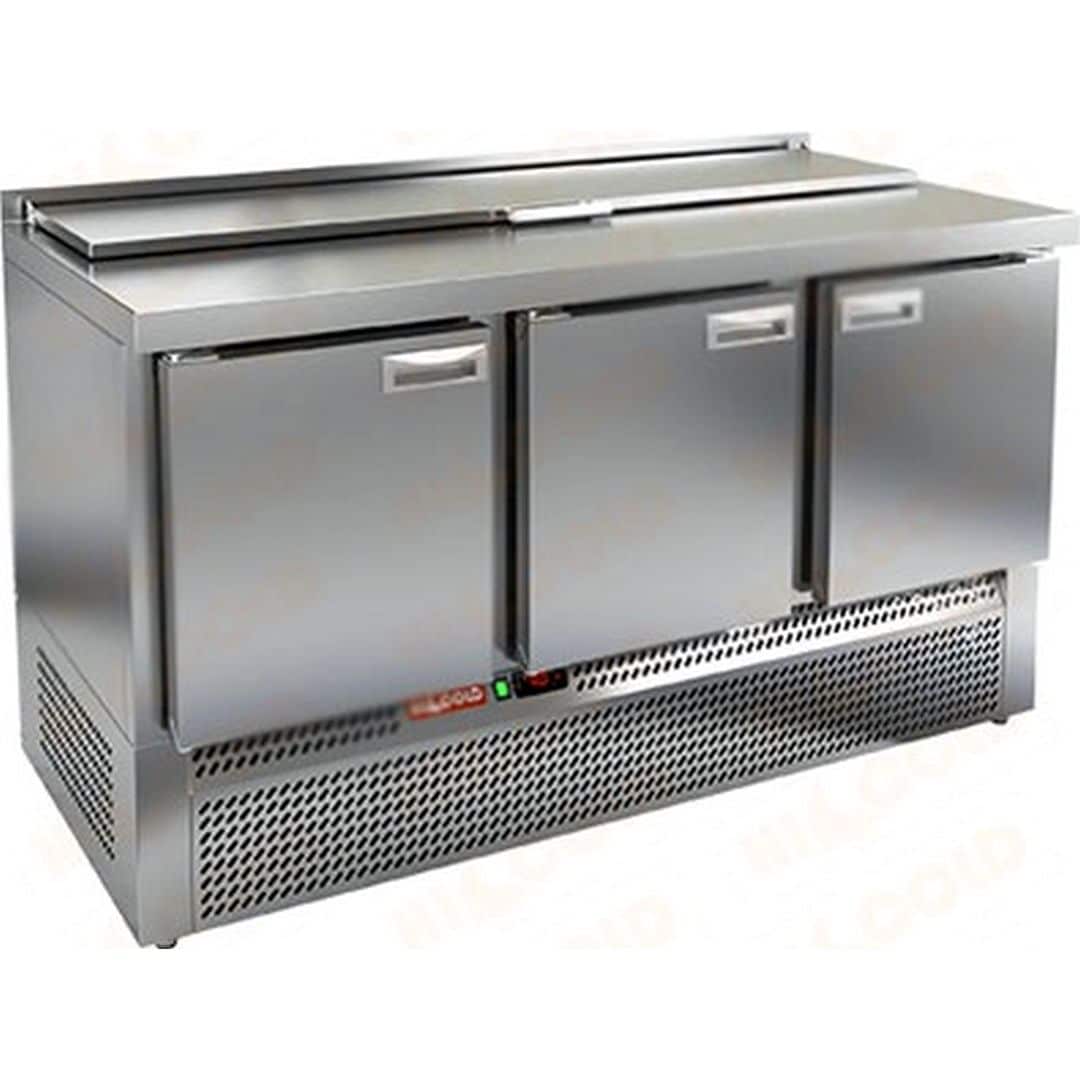 Стол для салатов Hicold SLE1-111GN (1/3) О (С крышкой)