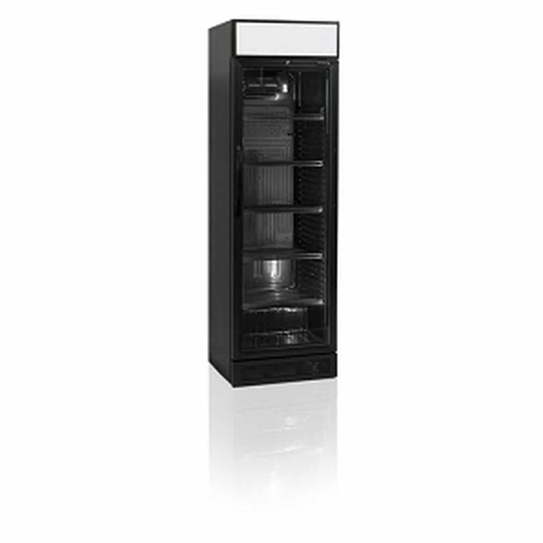 Шкаф холодильный со стеклом Tefcold CEV425CP Черный