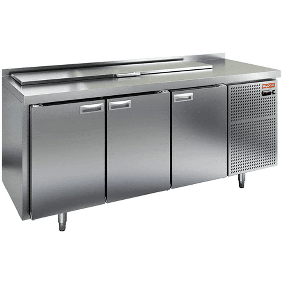 Стол для салатов Hicold SL1-111GN (1/3) О (С крышкой)