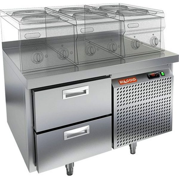 Стол с охлаждаемым шкафом Hicold SN 2/TN LT (Без столешницы)