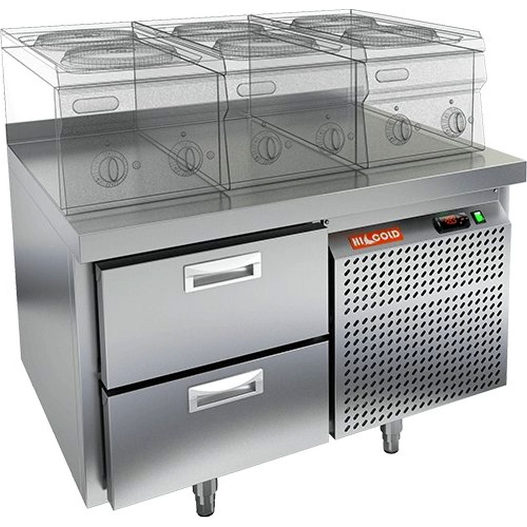 Стол с охлаждаемым шкафом Hicold SN 2/TN LT (Без столешницы)