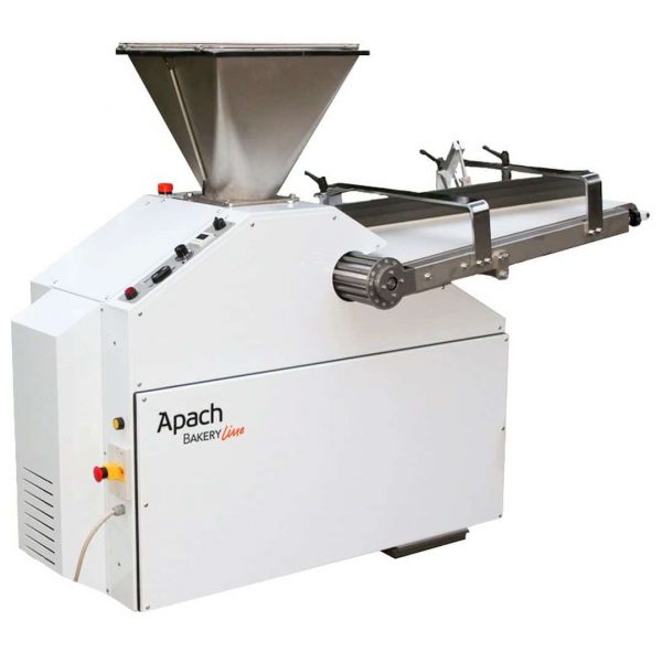 Тестоделитель вакуумный Apach SD140 SA (С тефлонированным бункером, системой смазки, приводом конвейера)