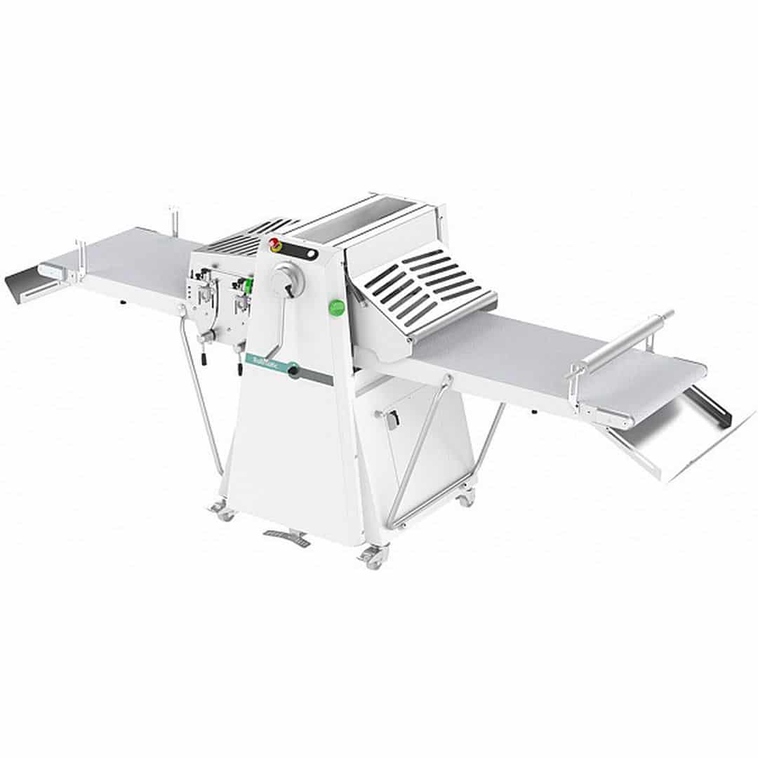 Тестораскатка Rollmatic R62-T/14 (Набор полка и лотки, ножи 140Х130мм, стойка для ножей, усиленная правая ножка)